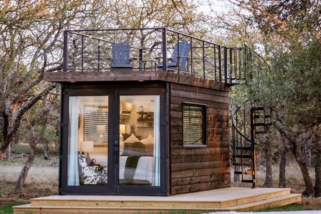 Villa New The Lone Star Shipping Container Fredericksburg Exterior foto