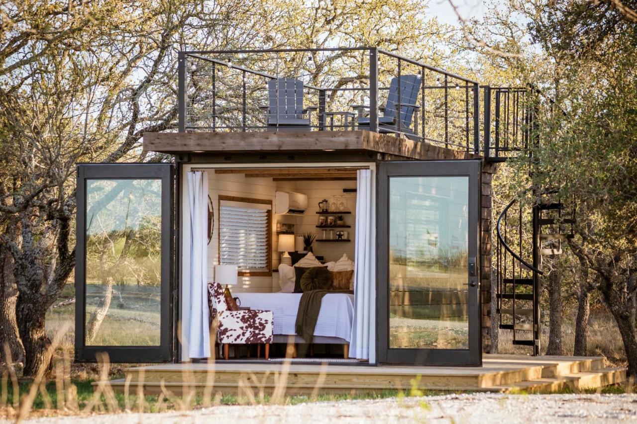 Villa New The Lone Star Shipping Container Fredericksburg Exterior foto